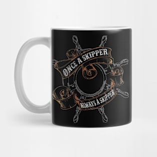 Once A Skipper (woodcut wheel) Mug